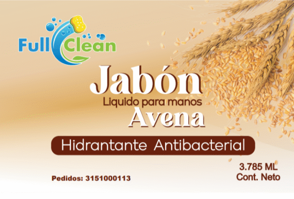Jabón Para Manos Fullclean – Avena: Suavidad y Cuidado Natural para tus Manos