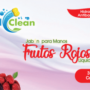 Jabón Para Manos Fullclean – Frutos Rojos: Frescura y Fragancia Natural en Cada Lavado