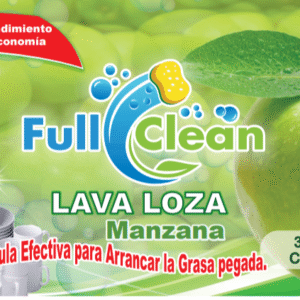 Lava Loza Fullclean – Manzana: Frescura y Limpieza Impecable para Tu Cocina