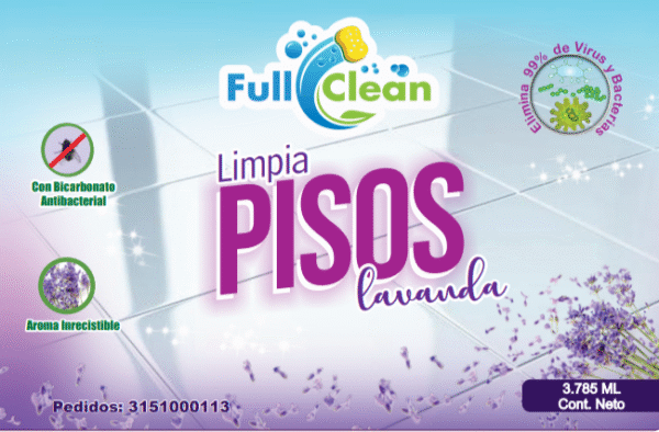 Limpia Pisos Fullclean – Fragancia Lavanda para tu Hogar