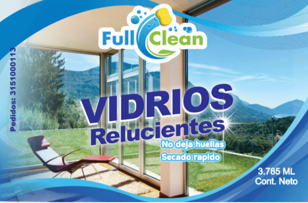 Limpia Vidrios Fullclean: Brillo Impecable y Transparencia sin Esfuerzo